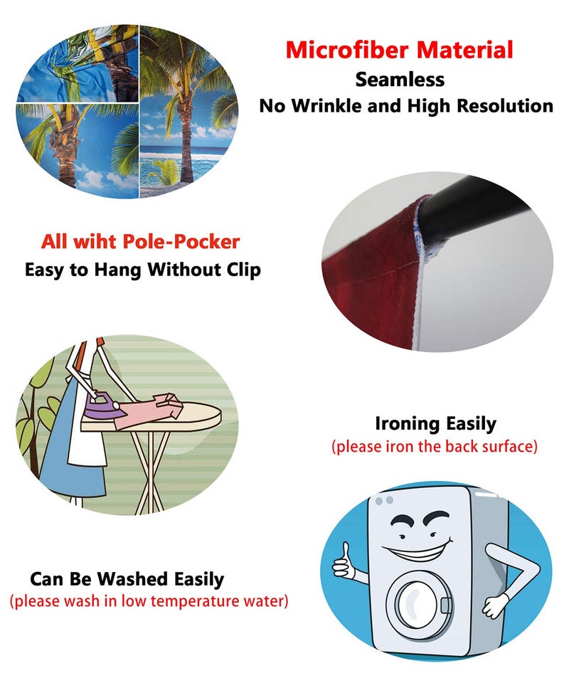 Kate 7x5ft Colorful Brick Wall Photography Backdrops Rainbow Painting Graffiti Backdrop Rustic Brick Wall Background for Photography - Image 4